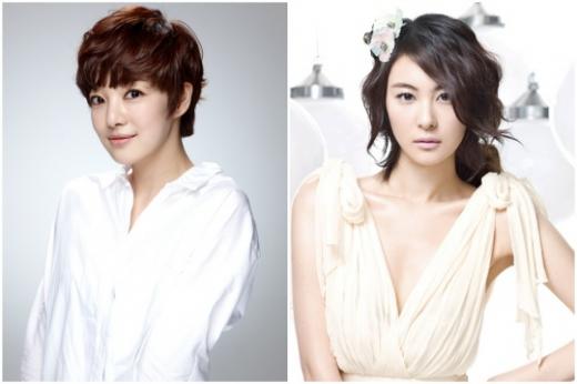 황보라(왼쪽)과 손은서 