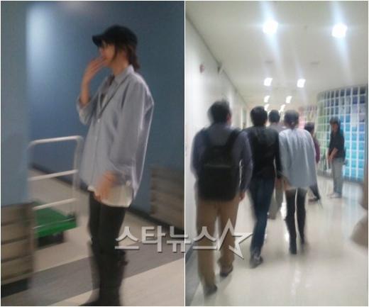 MBC 새 수목극 '나도, 꽃!' 대본리딩을 마친 이지아가 소속사 관계자 및 MBC 관계자들과 함께 현장을 빠져 나가고 있다. ⓒ사진=머니투데이 스타뉴스 
