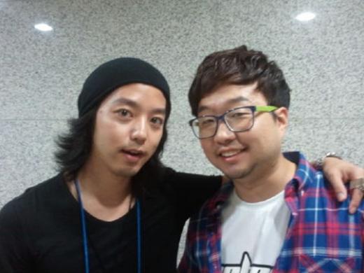 김형규(왼쪽)와 박휘순 ⓒ출처= 박휘순 트위터