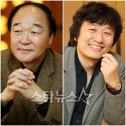 영화 '내가 살인범이다'에 출연하는 배우 장광(왼쪽)과 김민상 ⓒ이동훈 기자 photoguy@