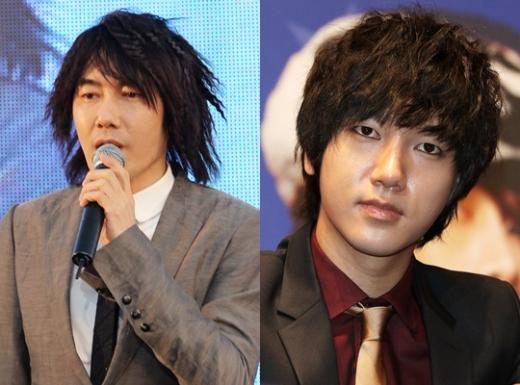 김장훈(왼쪽)과 예성 ⓒ머니투데이 스타뉴스 임성균, 이기범 기자