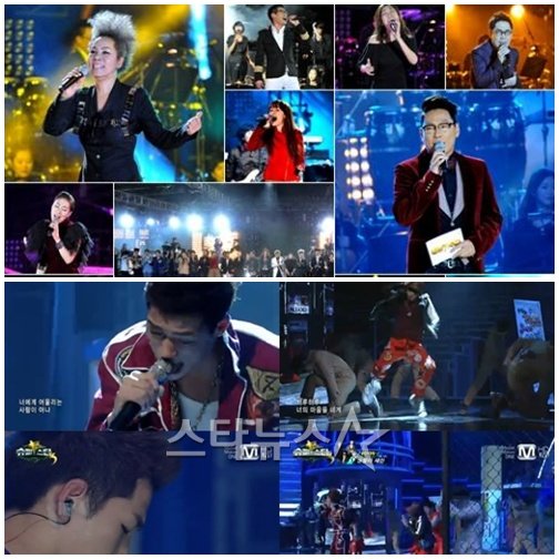 위부터 '나는 가수다' '슈퍼스타K3'
