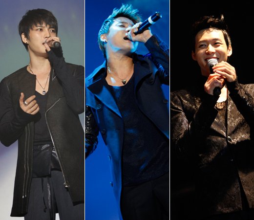 그룹 JYJ 멤버 김재중, 김준수, 박유천(왼쪽부터) <사진제공=씨제스 엔터테인먼트>