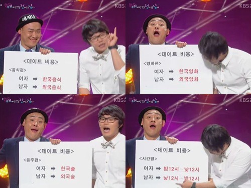 KBS 2TV '개그콘서트'의 '애정남'코너의 한 장면 <사진=KBS 화면캡처>