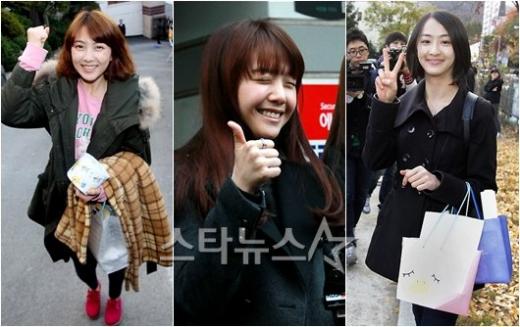 사진 왼쪽부터 강지영, 민아, 다솜 ⓒ머니투데이 스타뉴스