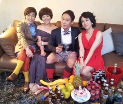 (왼쪽부터) 이종훈 권미진 이승윤 이희경 ⓒ출처= 이승윤 트위터
