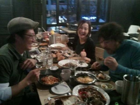 배우 박신양, 엄지원, 이원종(왼쪽부터 시계방향)ⓒ사진=박신양 트위터