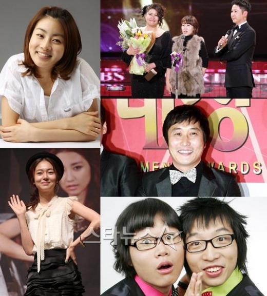 강소라, '안녕하세요'팀, 김병만, 최효종, 정범균, 백진희(왼쪽 위부터 시계방향) ⓒ스타뉴스