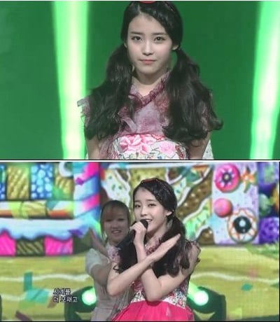 아이유 <사진=SBS \'인기가요\'>