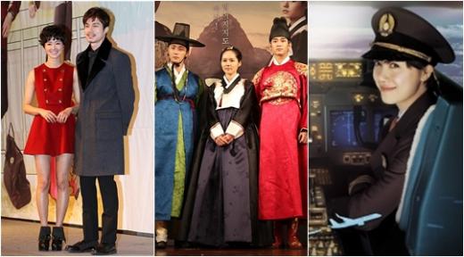 사진 왼쪽부터 '난폭한 로맨스'의 이시영 이동욱, '해를 품은 달'의 정일우, 한가인, 김수현, '부탁해요 캡틴'의 구혜선