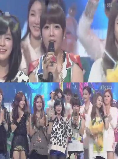 티아라 <사진=SBS '인기가요'>