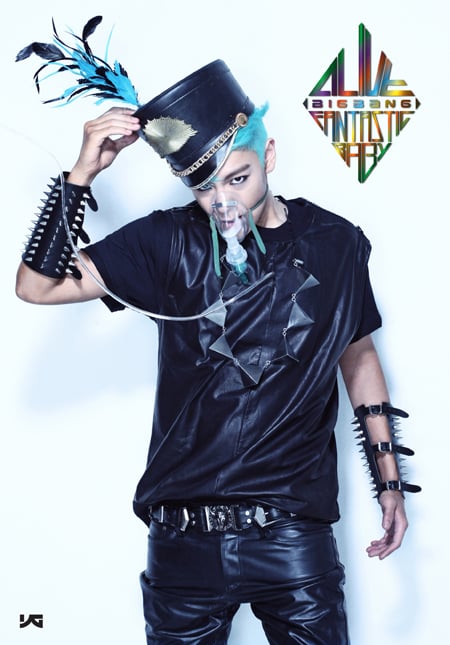 Big Bang’s coming back with new striking images!: T.O.P with sky-blue hair