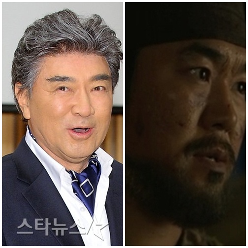 왼쪽부터 이덕화 윤제문
