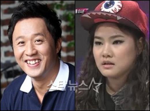정준하(왼쪽)과 박정은 