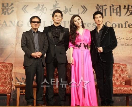 지난해 부산국제영화제에 참석한 '양귀비'의 곽재용 감독, 온주완, 판빙빙, 왕리훙 ⓒ머니투데이 스타뉴스