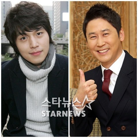 SBS 예능프로그램 '강심장' 새 MC로 확정된 배우 이동욱(왼쪽)-신동엽 ⓒ임성균 홍봉진 기자 tjdrbs23@<br /><br />
