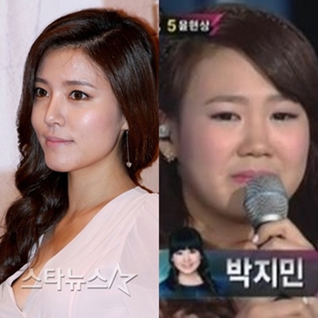 (왼쪽부터)정시아,박지민
