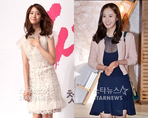소녀시대 윤아(왼쪽)와 유리 ⓒ사진=홍봉진 기자, 박용훈 인턴기자