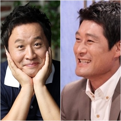 정준하(왼쪽)와 이종범 