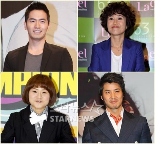 (왼쪽위부터 시계방향)이진욱, 송은이, 김지석, 김신영 ⓒ사진=스타뉴스 