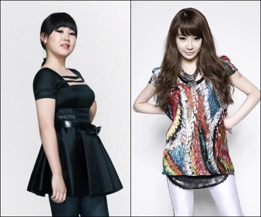 박지민(왼쪽)과 2NE1 박봄 ⓒ사진=SBS, YG엔터테인먼트 제공 