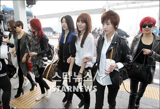 황지현, 이해인 소속 신예걸그룹 ⓒ인천국제공항=임성균 기자