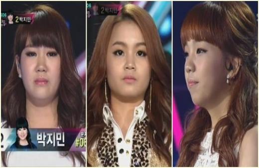 박지민 이하이 백아연(왼쪽부터) <화면캡처=SBS '일요일이 좋다-K팝스타'>
