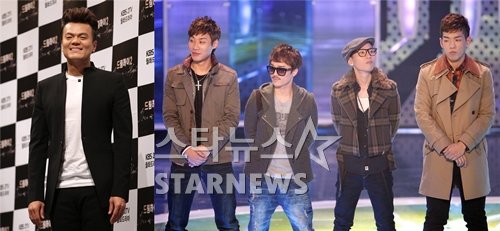 박진영 울랄라세션(좌측으로부터) ⓒ사진=이기범 기자