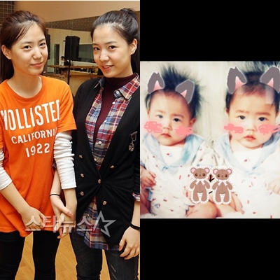 류효영, 류화영 자매. ⓒ출처=스타뉴스(왼쪽), 효영 트위터