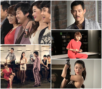 '도둑들' 포스터 촬영 현장 영상 중 
