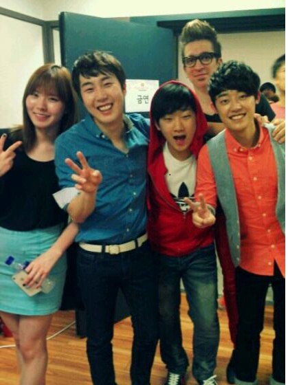 (왼쪽부터)김예림,장범준,도대윤,브래드,김형태ⓒ사진=도대윤 트위터