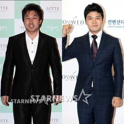 김현욱(왼쪽)과 전현무. ⓒ스타뉴스