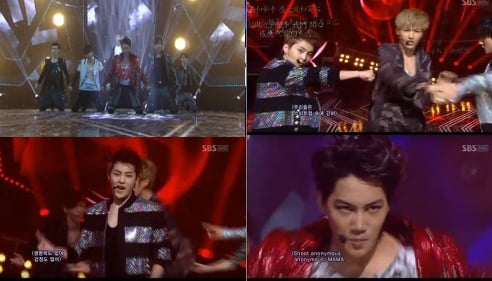 EXO <사진=SBS '인기가요'>