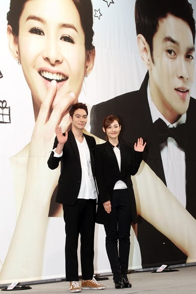 tvN 월화극 '결혼의 꼼수' 이규한 강혜정(좌측부터) ⓒ사진=임성균 기자