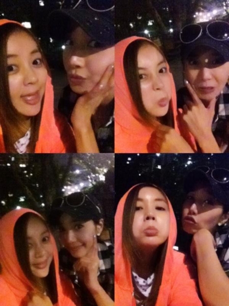 (왼쪽부터)백보람,오승은ⓒ사진=백보람 트위터