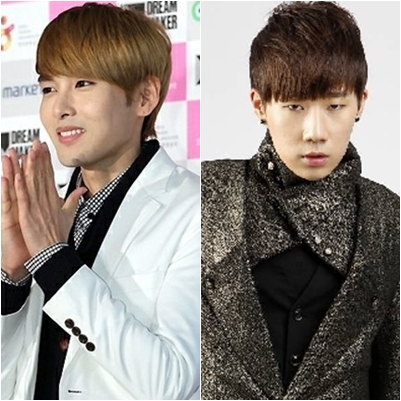 려욱(왼쪽)과 김성규 