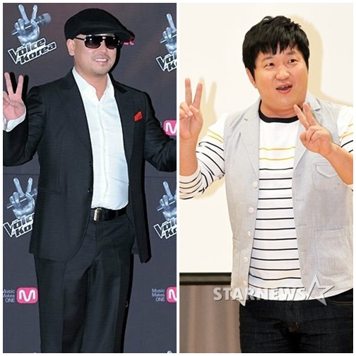 리쌍의 길(왼쪽)과 정형돈 ⓒ스타뉴스