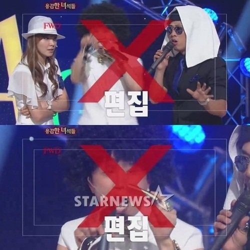 지난 10일 '개그콘서트'의 '용감한 녀석들'코너에서 박성광 통편집 장면 <사진=화면캡처>
