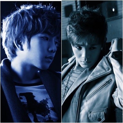 엠블랙 지오(왼쪽)과 미르 