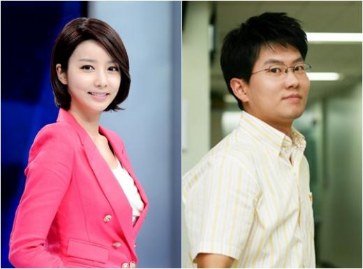 양승은(사진 왼쪽) 아나운서와 최대현 아나운서 <사진제공=MBC>