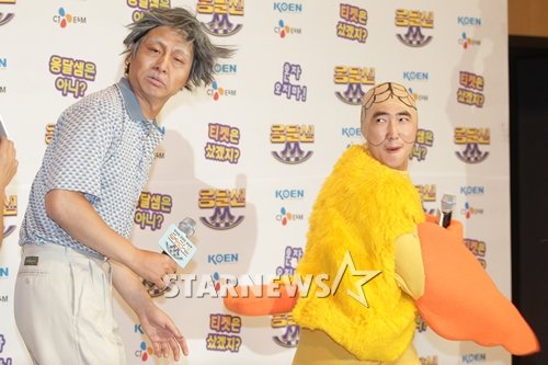 유상무(좌) 장동민(우)ⓒ이기범 기자