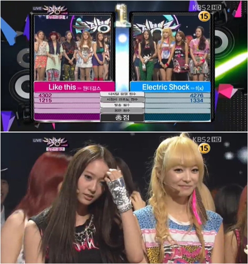F(x) ranks in first place on Music Bank for two consecutive weeks - STARNEWS F(x) ranks in first place on Music Bank for two... 