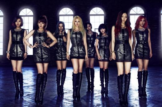 티아라. 오른쪽에서 2번째가 새 멤버 아름 <사진제공=코어콘텐츠미디어>