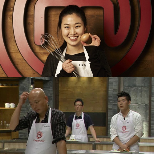 오보아(위)와 '마셰코' 남성 도전자들 <사진=올'리브>
