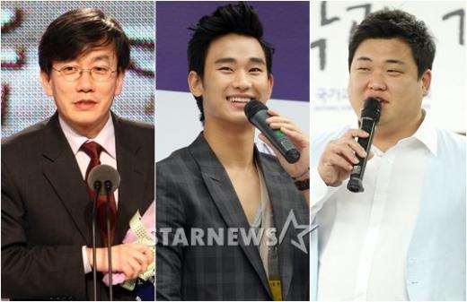 사진 왼쪽부터 손석희, 김수현, 김준현 ⓒ머니투데이 스타뉴스