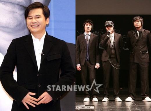 양현석(왼쪽)과 에픽하이 ⓒ스타뉴스