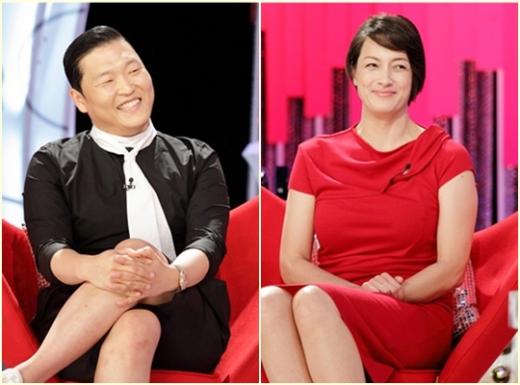 가수 싸이(왼쪽)와 박칼린 감독 <사진제공=영화인> 