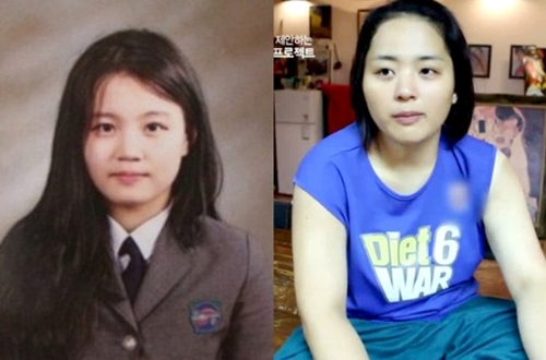 이하이(왼쪽)와 범차분이 <사진출처=인터넷 포털 게시판> 
