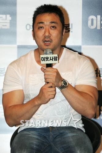 배우 마동석 ⓒ장문선 인턴기자