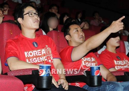 배우 김성균(왼쪽) 마동석 ⓒ장문선 인턴기자